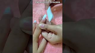 Nail Extention Process💅❣️ #nails #nailextension #naillover #naildesign #nailartist #viral #shorts