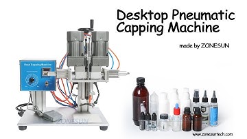 How to use ZS XG6100  Desktop Dropper Bottle Screw Capping Machine