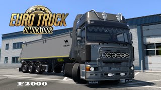 Euro Truck Simulator 2 - MAN F200  /  Ольштын  -  Паневежис  /  Ячмень 530 км.