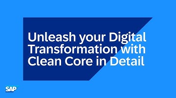 Unleash your Digital Transformation with Clean Core in Detail | SAP Innovation Day DACH