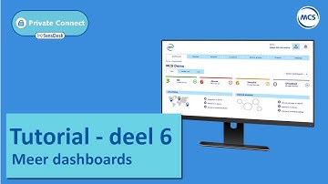 MCS SensDesk Portal Tutorial 6 - Meer dashboards