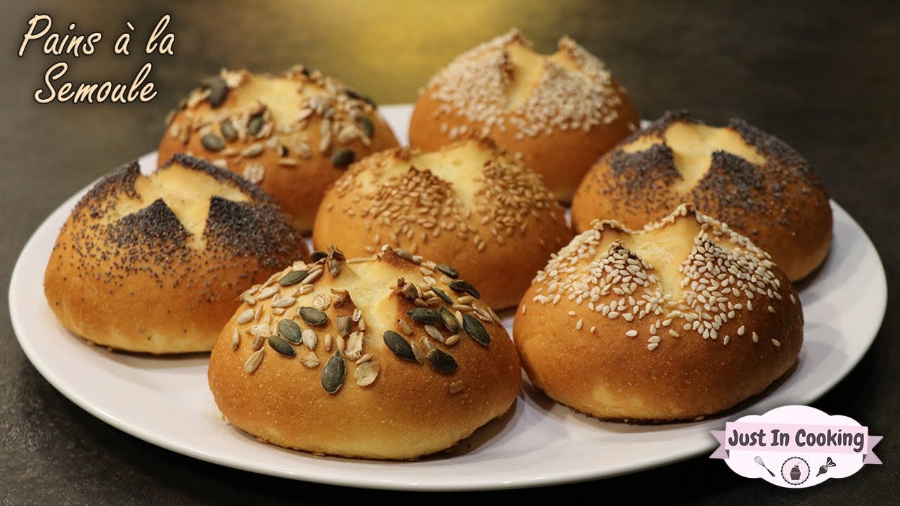 Recette des Pains Moelleux à la Semoule
