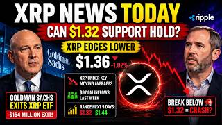 XRP News TODAY: Goldman Sachs EXIT Shocks Market | XRP Crash to $1.32?