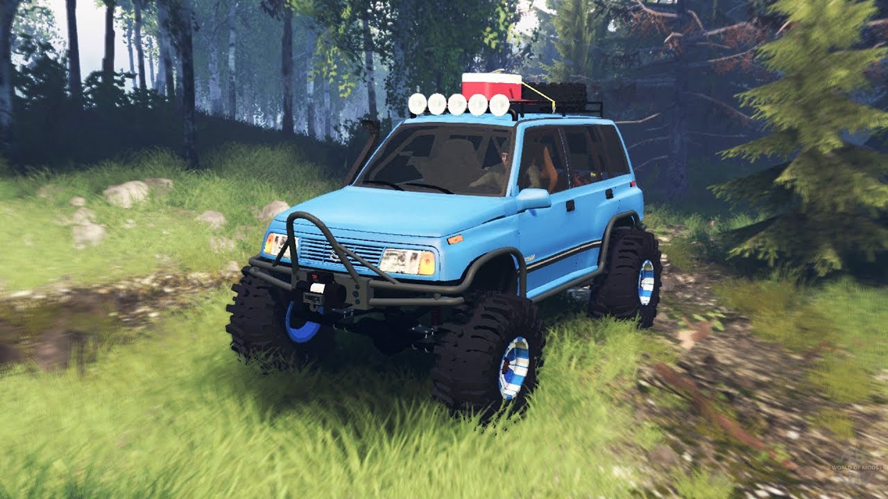 Adventure Suzuki Vitara 4x4 Spintires Indonesia Youtube