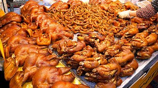 Selling all 2000kg a day!! Korean braised pig’s trotters (JOKBAL) master / Korean street food