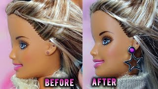 Barbie Ear Piercing! Barbie Cali Girl So Excellent Earrings Doll