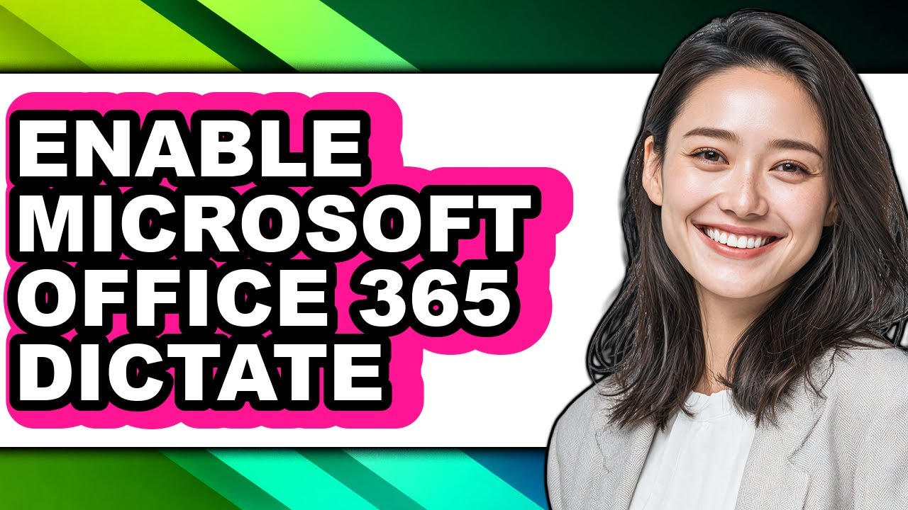 How to Enable Microsoft Office 365 Dictate - Step by Step