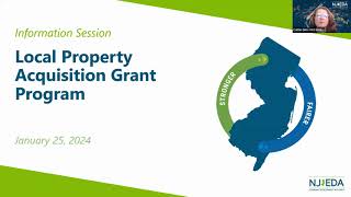 APPLICATION WALKTHROUGH: Local Property Acquisition Grant Program Info Session