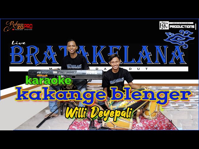 KAKANGE BLENGER Karaoke KENDANG RAMPAK Version ( Willi Deyepali ) class=
