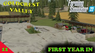 Goldcrest Valley Ep 11     1 year in and we are doing well for ourselfs    Farm Sim 22