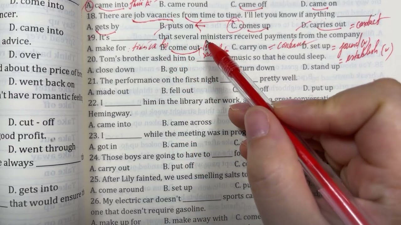 Chuyên đề CỤM ĐỘNG TỪ (Phần 2)