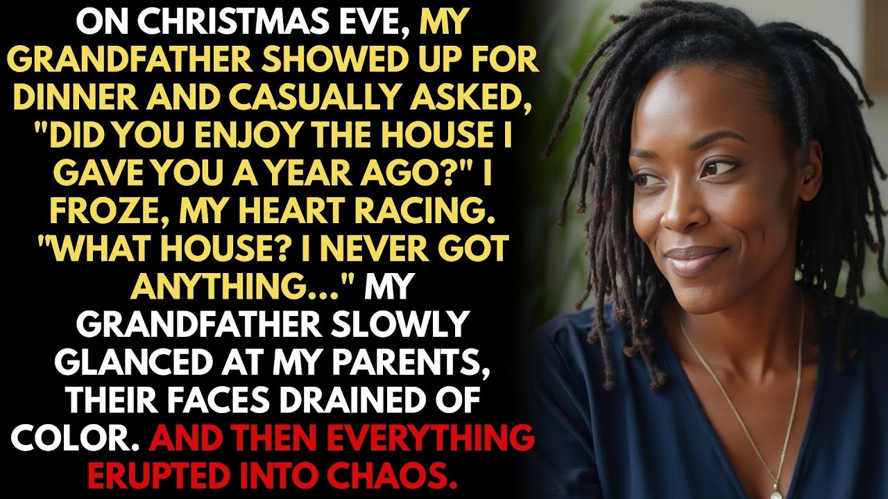 On Christmas Eve, Grandpa Revealed My Parents Sold The House He Gifted Me