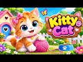The Kitty Cat Song | Alishba Kids Learning Fun | Nursery Rhymes for USA Kids