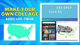 All US States Canva Frames Collage | Canva Collage USA