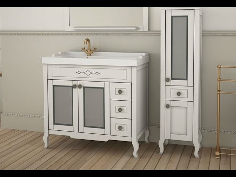 Мебель для ванной комнаты АСБ Мебель Флоренция Квадро 90