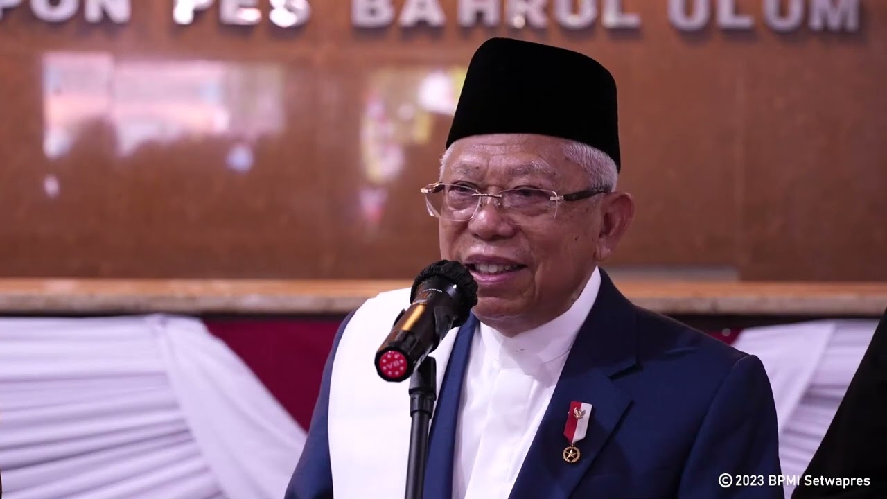 Keterangan Pers Wakil Presiden di Jombang