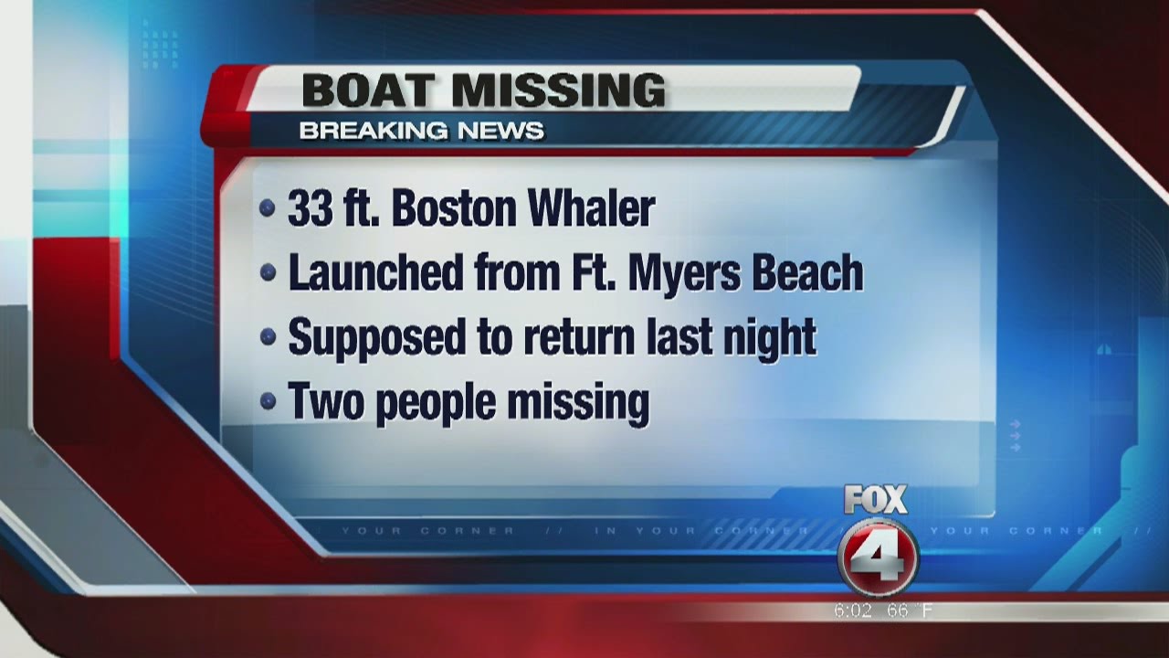 Coast guard searching for missing boat off Fort Myers Beach - YouTube