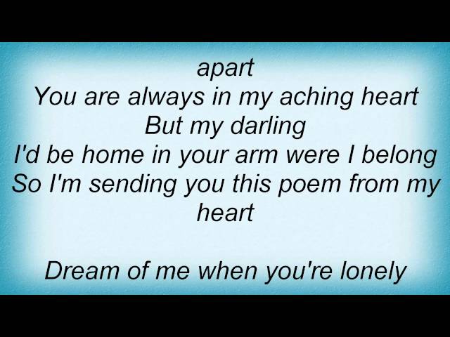 Engelbert Humperdinck - Dream Of Me Lyrics class=