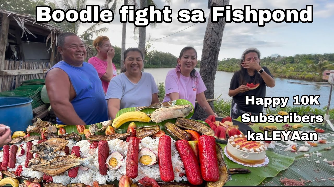 Boodle Fight sa Palaisdaan | Happy 10K Subscribers @kaLEYAan