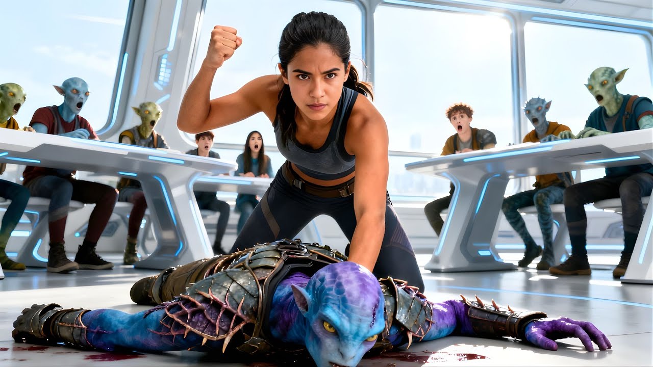 Инопланетный хулиган ударил девочку из Мира Смерти в классе — десять секунд спустя ему понадобило...