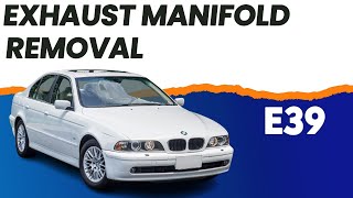 BMW E39 5-Series Exhaust Manifold Removal 1997-2003 540i