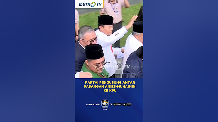 Koalisi Perubahan Antar Pasangan Anies Muhaimin Ke KPU #shorts