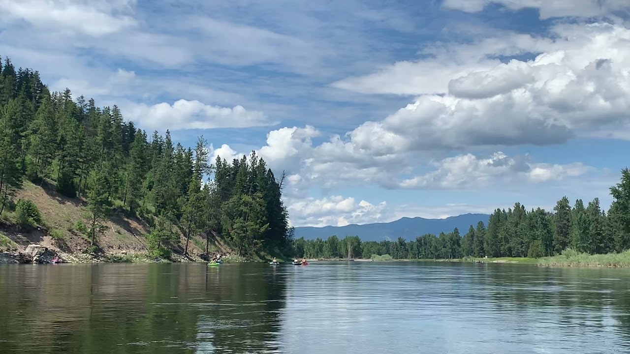 Kayaking the Bitterroot River in Missoula, Montana