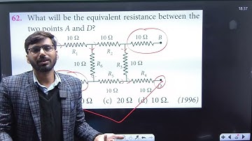 What will be the equivalent resistance between the two points A and D