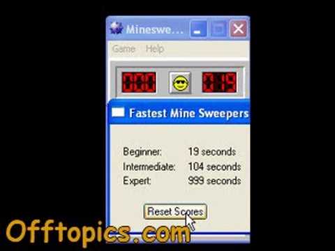 Minesweeper cheat hack 19 seconds!