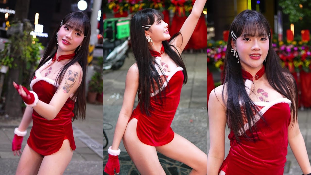 𝗠𝗲𝗿𝗿𝘆 𝗫'𝗺𝗮𝘀 ❅🎄 聖誕女郎 誇娜 辣姬子 四面佛 還願舞 2025 高雄 滿願四面佛 @100sg