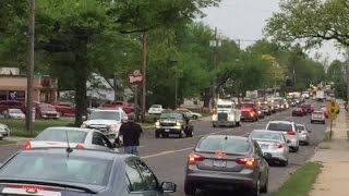 Hundreds of tow trucks at funeral for driver hit, killed on Ohio Turnpike-Procession 1
