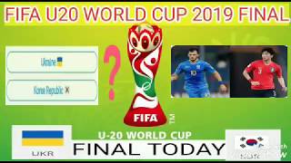 FIFA U20 WORLD CUP 2019 FINAL ;- SOUTH KOREA U20 vs UKRAINE u20 final match journey in world cup