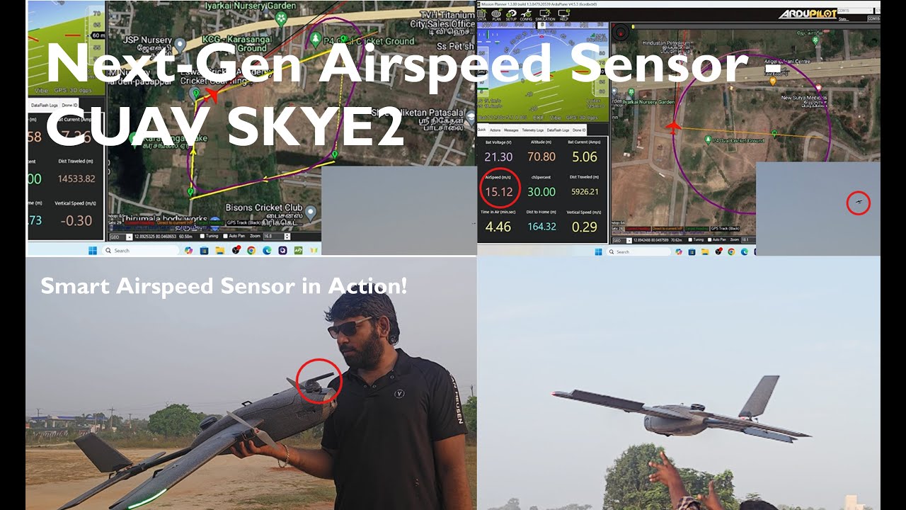 CUAV SKYE2 Airspeed Sensor - Real-World Testing!