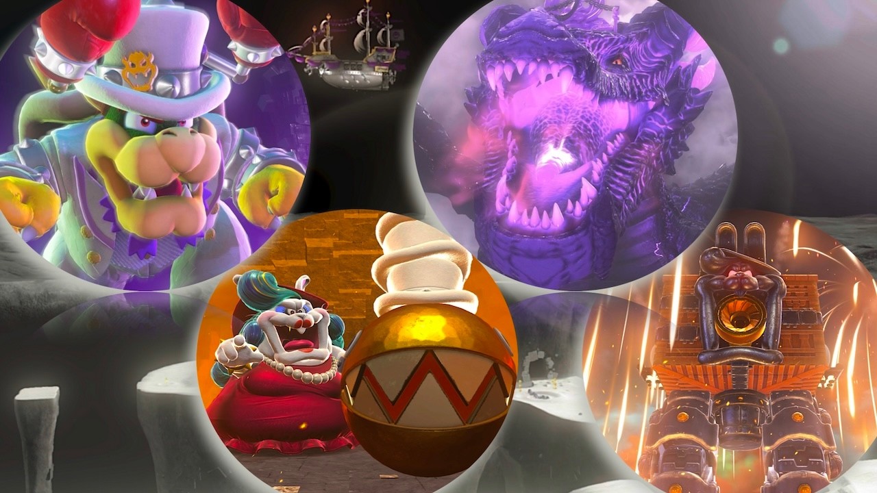 Mario & Cappy Main Big Boss Battles - Super Mario Odyssey