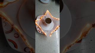 Alevli̇ Kahve Sunumu