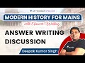 Modern History | Answer Writing Discussion | UPSC CSE/IAS Mains 2021 #upsc2021