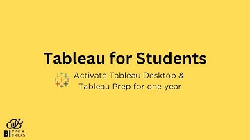 Tableau Desktop Free Activation for Students