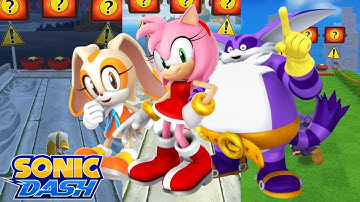 Sonic Dash (iOS) - Amy vs. Cream vs. Big