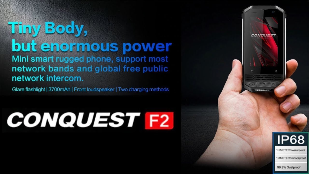 CONQUEST Mini Phone F2 IP68