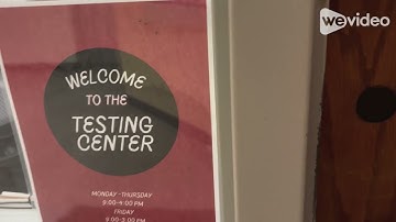 New Student Orientation Video   Testing Center