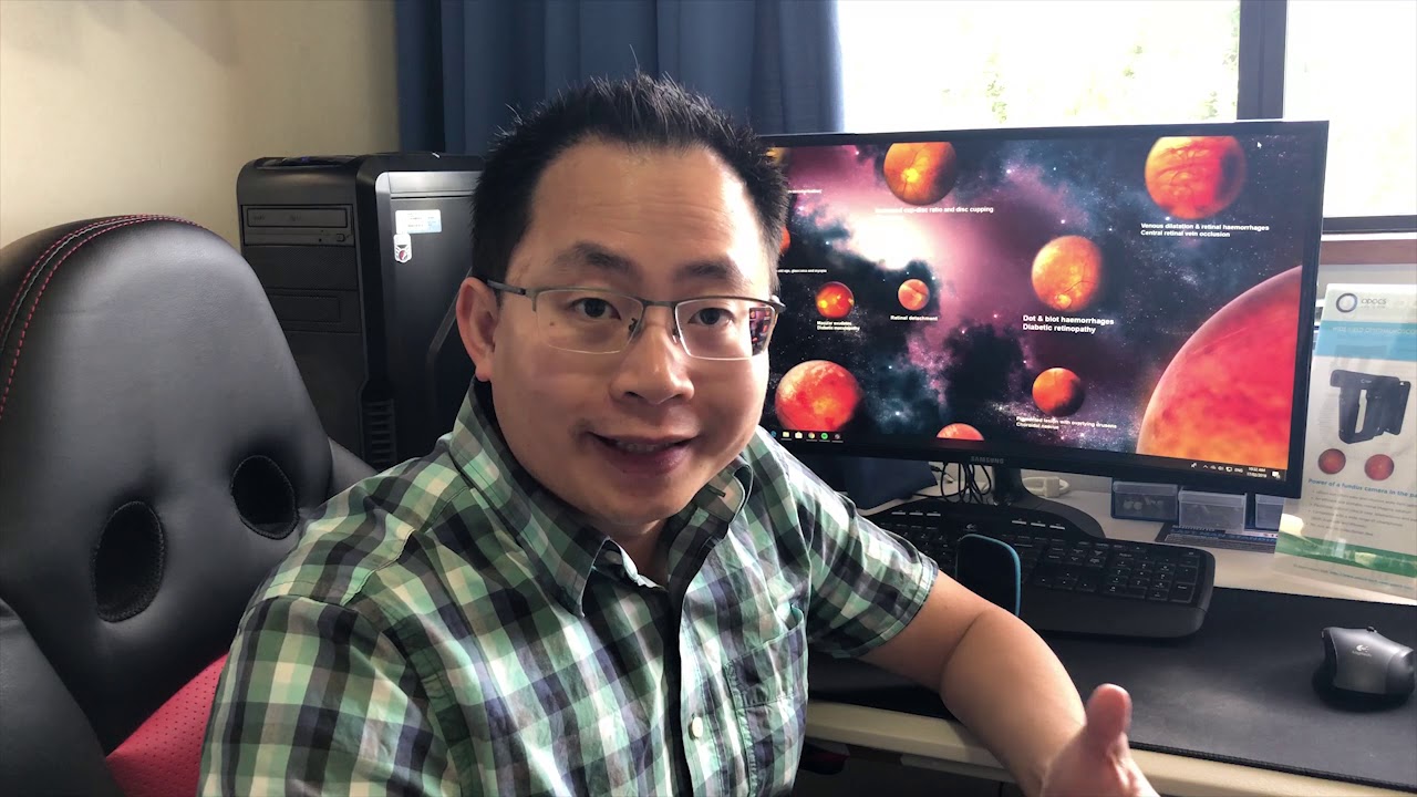 Retinal examination with 20D and smartphone