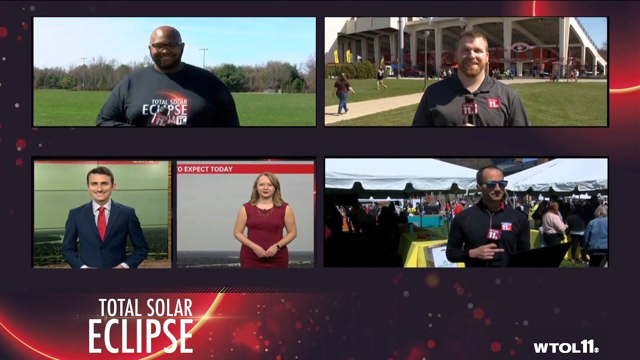 Total Solar Eclipse 2024 | WTOL 11 Team Coverage - YouTube