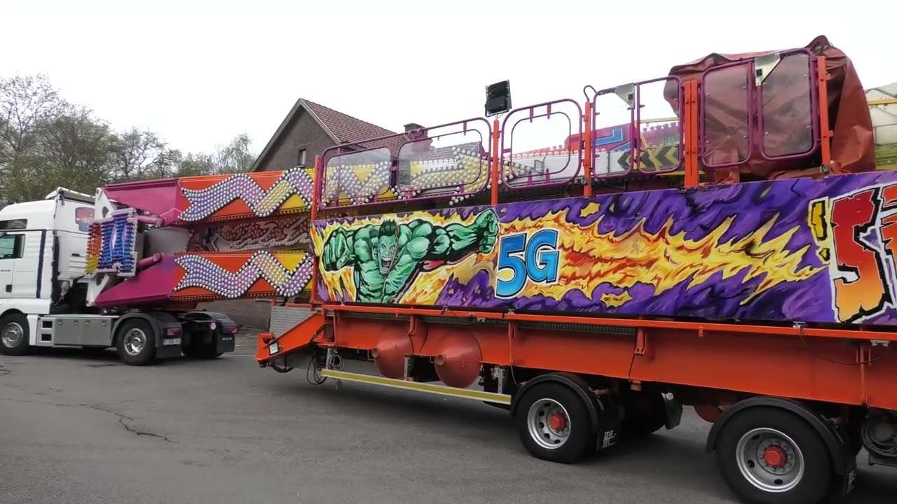Reportage Kermis Transport 1 Mei Kermis Genk 2023