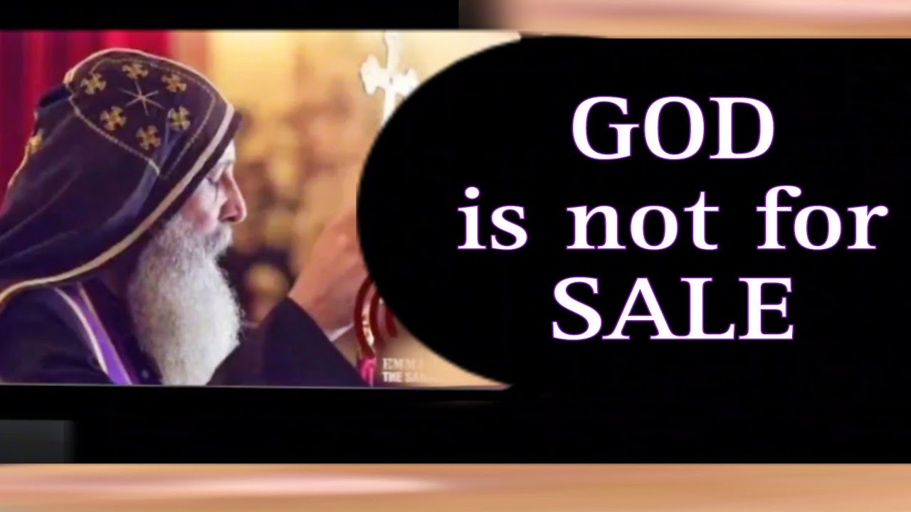Jesus is not for SALE . Bishop.Mar-Mari-Emmanuel - YouTube