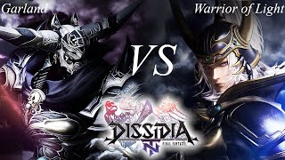 Dissidia Final Fantasy NT 1v1 Episode 68: Garland vs. Warrior of Light