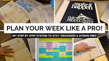 My Weekly Planning Routine for Maximum Productivity!