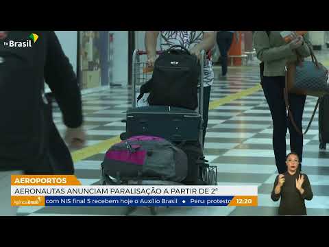 Pilotos e comissários aprovam greve nacional a partir de segunda (19)