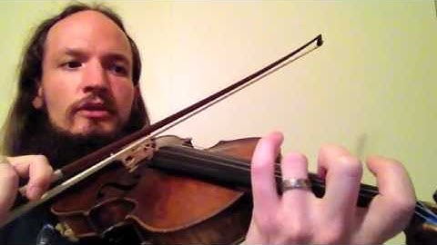 2 octave G Major arpeggio violin