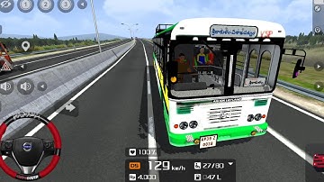 APSRTC ASHOK LEYLAND BUS DRIVING | BUS SIMULATOR INDONESIA | GAMEPLAY