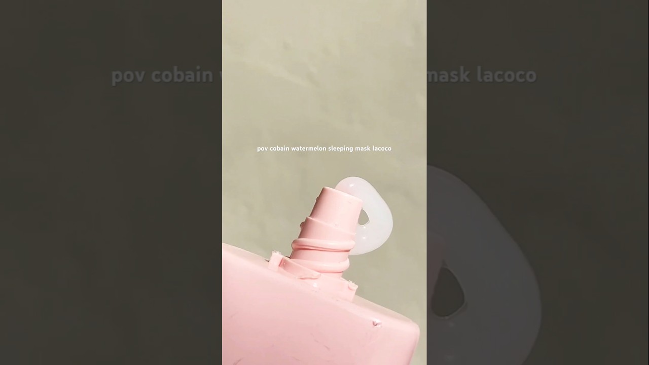 pov cobain watermelon sleeping mask lacoco